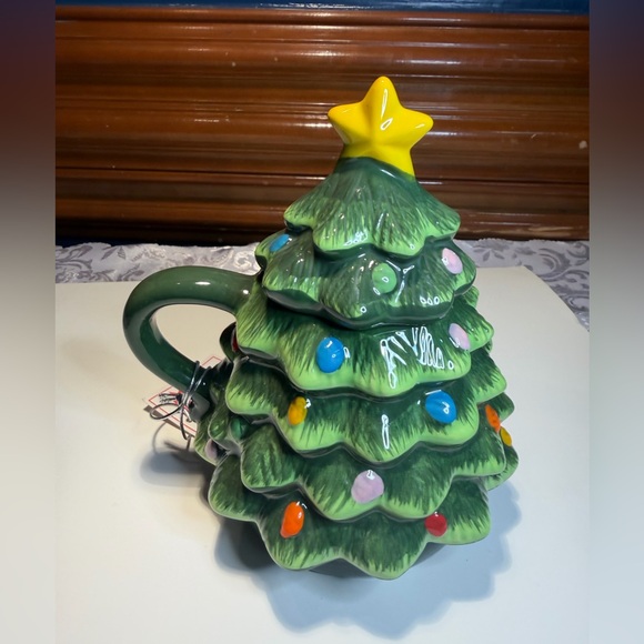 Mr. Christmas Nostalgic Tree ceramic mug/ Creamer with a lid, - Picture 10 of 10